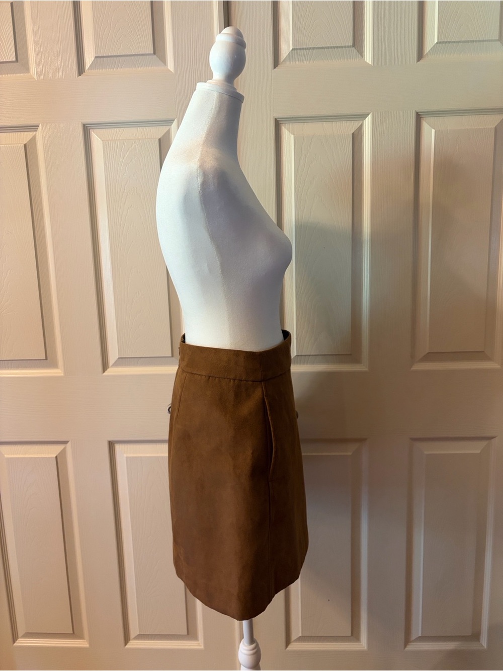 J. Crew Brown Suede Mini Skirt